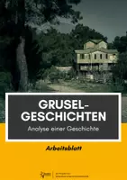 Vorschau - Arbeitsblätter - Gruselgeschichten lesen und verstehen #halloween - Deckblatt