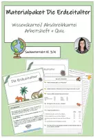 Vorschau - Unterrichtsreihen - Erdzeitalter Materialpaket - Deckblatt
