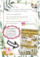 Vorschau - Stundenentwürfe - Materialpaket Lesekarteien und Schüttelwörter Ostern - Seite 3