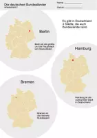 Vorschau - Arbeitsblätter - Arbeitsblätter Bundesländer und ihre Hauptstädte - Seite 1
