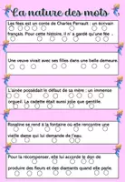 Aperçu - Apprentissages en autonomie - Fiches ateliers : la nature des mots et les contes - Page de couverture