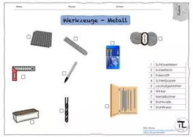 Vorschau - Arbeitsblätter - Werkzeugkunde - Metall - Seite 3