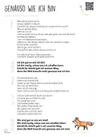 Vorschau - Arbeitsblätter - Mutmachlied / Mutmachsong - Lyrics & Akkorde "Genauso wie ich bin" / Minimusiker - Seite 2