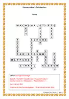 Vorschau - Spiele - Kreuzworträtsel - Schulsachen - Deutsch, DaF, DaZ - Seite 2