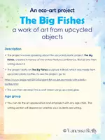 Vista previa - Unidades / Secuencias / Situaciones de Aprendizaje - Primary Art project The Big Fishes (eco art) - página 2