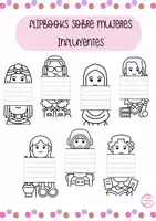 Vista previa - Hojas de trabajo - MUJERES INFLUYENTES FLIPBOOK - 7 diferentes - Portada