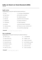 Vorschau - Arbeitsblätter - Kafka am Strand von Haruki Murakami (2002) - Infotext und Übungen - Seite 1