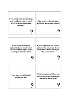 anteprima - Flashcard - Conversation Cards - Speaking - If-Questions - Second Conditional - B1/B2 - Pagina 2
