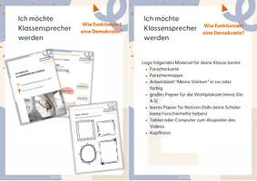 Vorschau - Arbeitsblätter - Wir organisieren eine Klassensprecher-Wahl Klasse 1 und 2 - Seite 2
