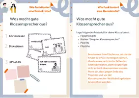 Vorschau - Arbeitsblätter - Wir organisieren eine Klassensprecher-Wahl Klasse 1 und 2 - Seite 3