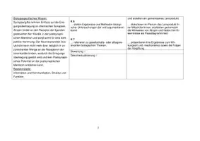 Vorschau - Stundenentwürfe - Examen UPP PU Biologie Sek II - Wirkungsweise und Folgen von Synapsengiften - Seite 2