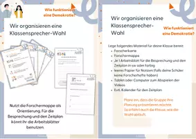 Vorschau - Arbeitsblätter - Materialpaket Klassensprecherwahl Klassen 1-6 - Seite 2