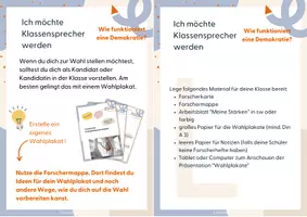Vorschau - Arbeitsblätter - Materialpaket Klassensprecherwahl Klassen 1-6 - Seite 3