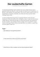 Vorschau - Arbeitsblätter - Deutsch: Texte vorlesen und Fragen beantworten: Leseverständnis (PDF und Word) - Seite 3
