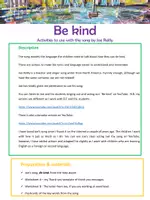 Vista previa - Unidades / Secuencias / Situaciones de Aprendizaje - Be kind - unit of work about kindness - página 2