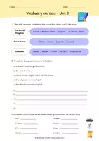 Vorschau - Arbeitsblätter - Vocabulary exercises Liverpool - Klasse 7 - Deckblatt