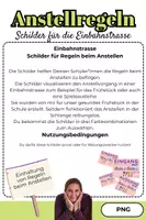 Vorschau - Fördermaterial/Inklusion - Schilder Anstellen in Einbahnstrasse | Gesundes Frühstück - Seite 3