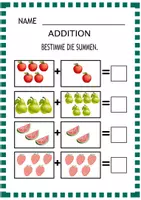 Vorschau - Arbeitsblätter - Anfangsunterricht: Addition, Spielerisch Rechnen, Rechen-Quiz (PDF + Word) - Seite 2