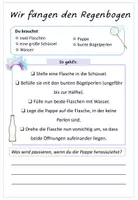 Vorschau - Experimente - Regenbogen in der Flasche Experiment - Seite 1