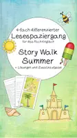 Vorschau - Spiele - Story Walk Summer - Lesespaziergang zum Thema Sommer - Deckblatt