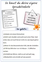 Vorschau - Experimente - Sprudelrakete Experiment - Seite 1