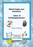 Vorschau - Mal- und Bastelvorlagen - Frühlings- & Ostermandala - Deckblatt