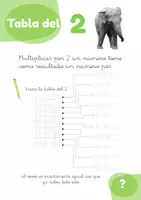 Vista previa - Juegos / Gamificación - Tablas de Multiplicar. TABLA DEL 2 - página 1