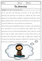 Vorschau - Stundenentwürfe - Johannistag ARBEITSHEFT inkl. Lösungen Kirchenjahr - Seite 3