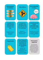 Vista previa - Tarjetas / Manipulativos - Tarjetas Distorsiones Cognitivas - Portada