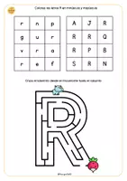 Vista previa - Hojas de trabajo - El librito de la Letra R + bonus - página 3