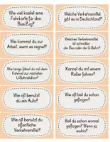 Vorschau - Spiele - 30 Gesprächskarten / Sprechanlässe zum Thema Verkehrsmittel - Seite 2