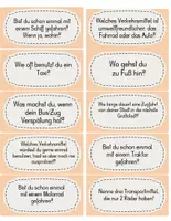 Vorschau - Spiele - 30 Gesprächskarten / Sprechanlässe zum Thema Verkehrsmittel - Seite 3