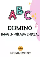 Vista previa - Juegos / Gamificación - Dominó imagen-sílaba inicial - página 1