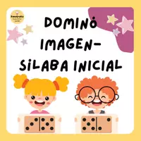 Vista previa - Juegos / Gamificación - Dominó imagen-sílaba inicial - Portada