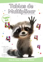 Vista previa - Hojas de trabajo - Tablas de Multiplicar. TABLA DEL 4 - Portada