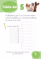 Vista previa - Juegos / Gamificación - Tablas de Multiplicar. TABLA DEL 5 - página 1