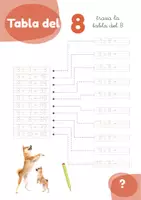 Vista previa - Juegos / Gamificación - Tablas de Multiplicar. TABLA DEL 8 - página 2