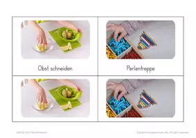 Vorschau - Stationenlernen - Bildkarten: Montessori Materialien - Seite 3