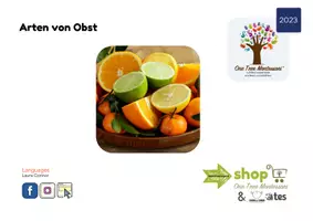 Vorschau - Stationenlernen - Montessori Bildkarten: Obst - Deckblatt