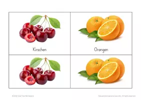 Vorschau - Stationenlernen - Montessori Bildkarten: Obst - Seite 3