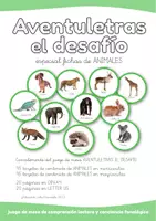 Vista previa - Juegos / Gamificación - Aventuletras. El Desafío - Complemento Fichas Animales - Portada