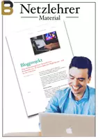 Vorschau - Arbeitsblätter - Blogprojekt (für Mittelstufe und Oberstufe) - Deckblatt