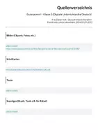 Vorschau - Stundenentwürfe - Exzerpieren I - Klasse 5 (Digitale Unterrichtsreihe Deutsch) - Seite 1