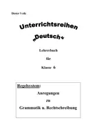 Vorschau - Stundenentwürfe - Regelsystem (Rechtschreibung, Grammatik) - Klasse 6 (Digitale Unterrichtsreihe Deutsch) - Seite 1