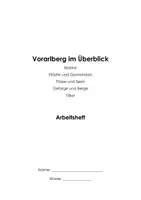 Vorschau - Unterrichtsreihen - Vorarlberg im Überblick - Deckblatt