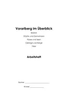Vorschau - Unterrichtsreihen - Vorarlberg im Überblick - Seite 1