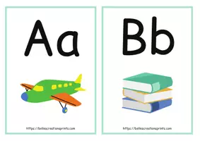 Προεπισκόπηση - Flashcards - Κάρτες Γραμμάτων με τα γράμματα της Αγγλικής γλώσσας - Εξώφυλλο