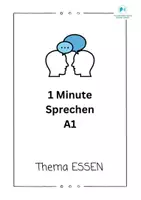 Vorschau - Unterrichtsreihen - A1_SPRECHEN_Essen_8_DIALOGKARTEN - Deckblatt