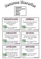 Vista previa - Tarjetas / Manipulativos - Recursos literarios - página 2