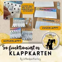 Vorschau - Mal- und Bastelvorlagen - Vorlage für Klappkarten, Organizer, Planer - Seite 3